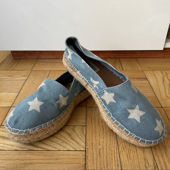 Steve Madden Talan Star Espadrille Slip On Women's 7.5 US - Picture 3 of 10